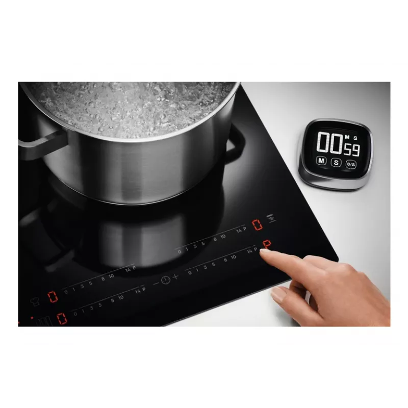 Electrolux Serie 600 EIV63443 Melna Iebūvējama 59 cm Zonu Indukcijas Plīts 4 zonām