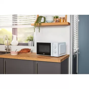 Mikroviļņu krāsns BEKO MOC20100WFB — 700 W, 20 L, 245 mm pagrieziena galds, balta