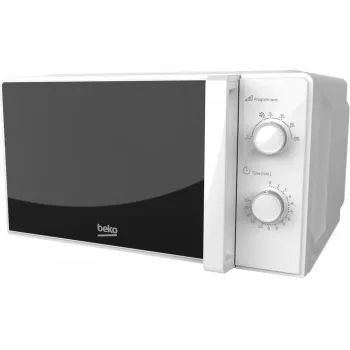 Mikroviļņu krāsns BEKO MOC20100WFB — 700 W, 20 L, 245 mm pagrieziena galds, balta
