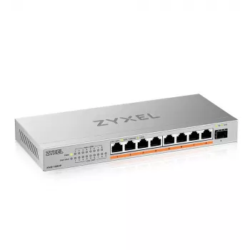 Zyxel XMG-108HP 2.5G Ethernet (100/1000/2500) nepārvaldīts PoE slēdzis