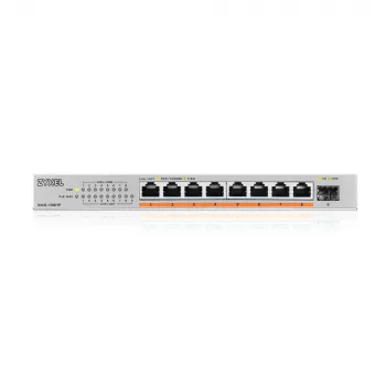 Zyxel XMG-108HP 2.5G Ethernet (100/1000/2500) nepārvaldīts PoE slēdzis