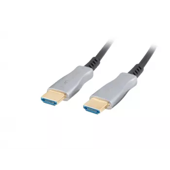 LANBERG HDMI kabelis M/m V2.0 Optiskais AOC - 10m Melns
