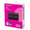 ADATA SD810 500 GB portatīvais SSD — USB Type-C, USB 3.2 Gen 2x2, 2000 MB/s, IP68, alumīnijs, melns