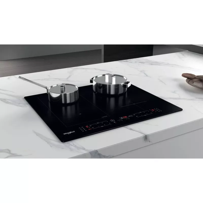 Whirlpool WL B3360 NE Black Iebūvējamā 59 cm Indukcijas Plīts 4 Zonas