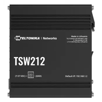 TELTONIKA TSW212 Pārvaldāms PoE+ Gigabit Ethernet Slēdzis (8 porti + 2 SFP)