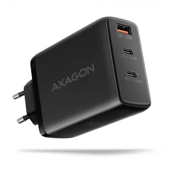 Axagon ACU-DPQ100 sienas lādētājs 100W ar 3 izejām, PD3.0 & QC 4+