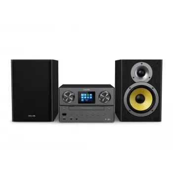 Philips TAM8905 mūzikas sistēma ar interneta radio, DAB+, Bluetooth, CD, USB un Spotify Connect
