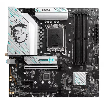 Mātesplate MSI B760M GAMING PLUS WIFI – Intel B760, LGA 1700, micro ATX, DDR5, 4 DIMM, Wi‑Fi 6E, 2.5Gb LAN