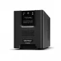 Nepārtrauktās barošanas avots CYBERPOWER PR1000ELCD — 1 kVA (900 W), Line-Interactive, Tīrs Sinuss, 8× C13 ligzdas, LCD, Nomaināms akumulators