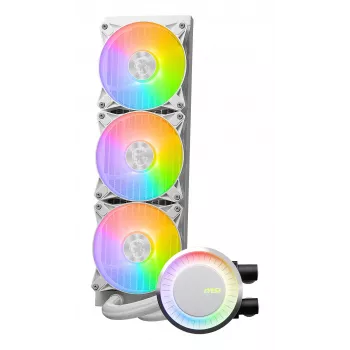 MSI MAG Coreliquid E360 White - procesora šķidruma dzesēšanas komplekts 360 mm