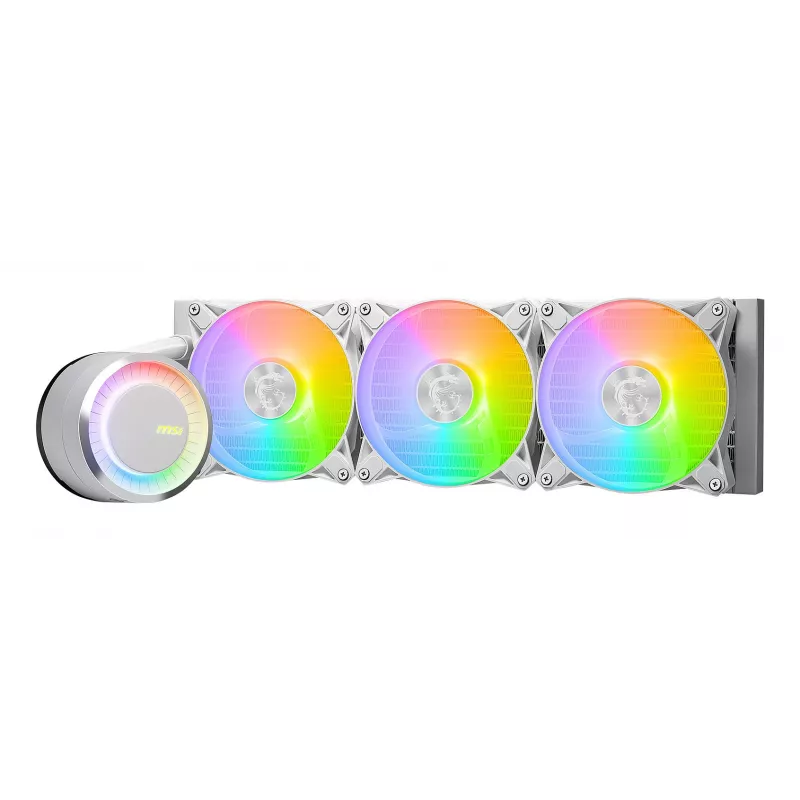 MSI MAG Coreliquid E360 White - procesora šķidruma dzesēšanas komplekts 360 mm