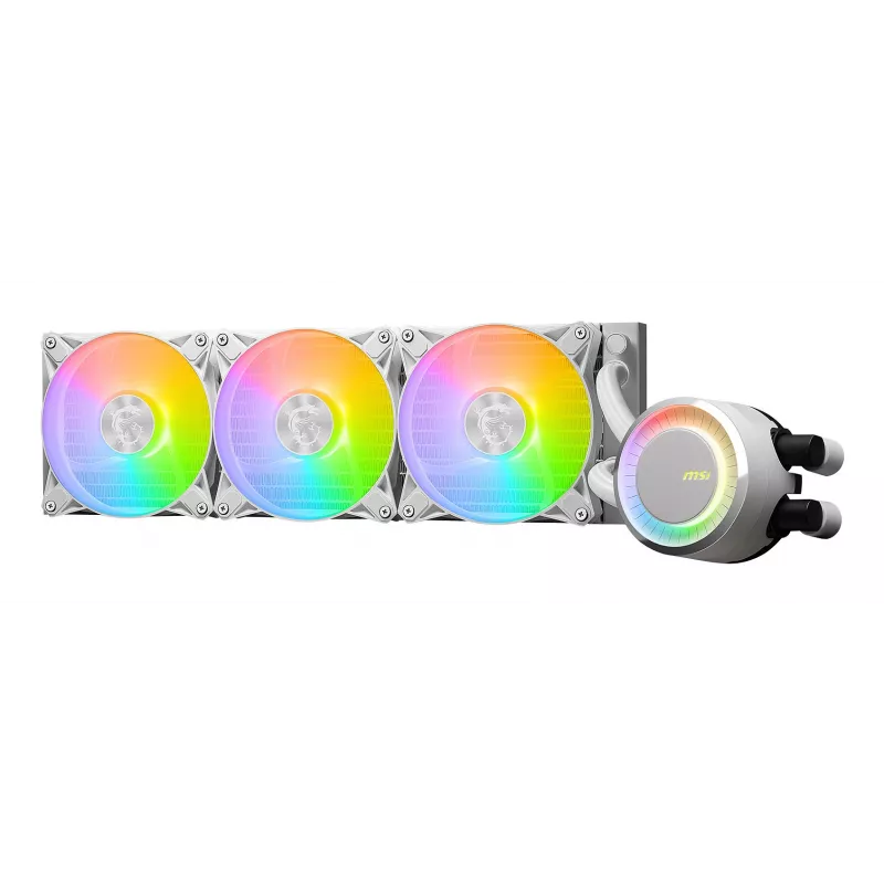 MSI MAG Coreliquid E360 White - procesora šķidruma dzesēšanas komplekts 360 mm