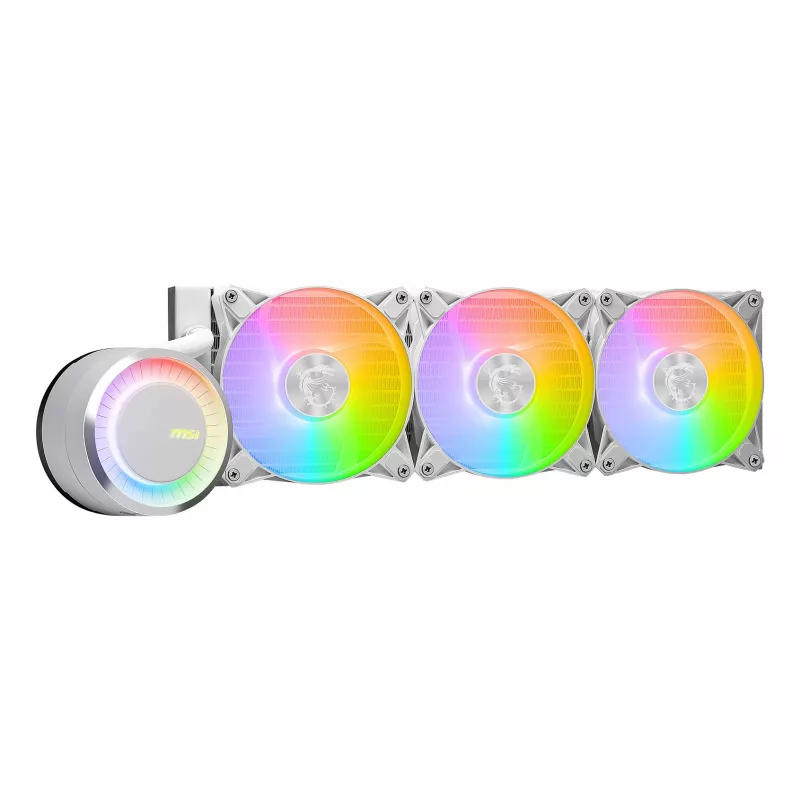 MSI MAG Coreliquid E360 White - procesora šķidruma dzesēšanas komplekts 360 mm