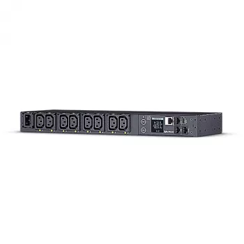 CyberPower PDU41004 strāvas sadales bloks (PDU) 8 AC kontaktligzdas 1U Melns