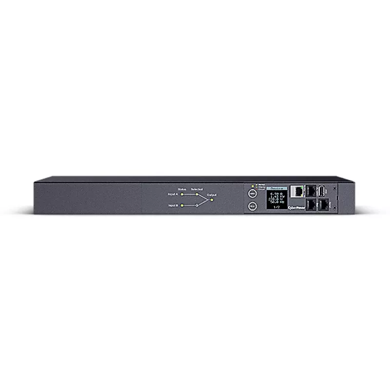 CyberPower PDU44005 strāvas sadalītājs (PDU) 10 AC kontaktligzdas 1U Melns