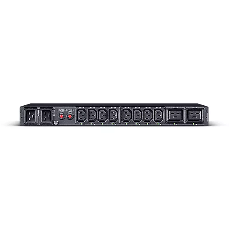 CyberPower PDU44005 strāvas sadalītājs (PDU) 10 AC kontaktligzdas 1U Melns