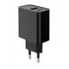 GEMBIRD USB ātrais lādētājs - A un C tipa 2 porti 20W - Melns