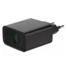 GEMBIRD USB ātrais lādētājs - A un C tipa 2 porti 20W - Melns