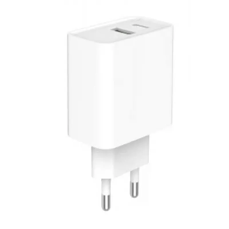 GEMBIRD USB ātrais lādētājs - 2 porti (Type A un C) 20W - Balts