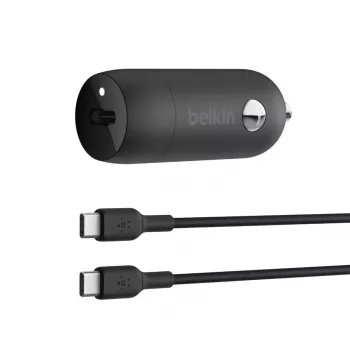 Auto lādētājs Belkin CCA004bt1MBK-B6 Ātrā uzlāde USB Type-C 1m