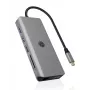 ICY BOX IB-DK4061-CPD vadu USB 3.2 Gen 1 Type-C dokstacija, pelēka