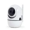 Gembird TSL-CAM-WRHD-02 viedā pagriežama Wi-Fi kamera telpām, Full HD 1080p, Tuya, 355° pagrieziens, balta