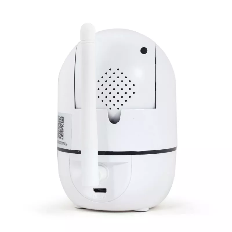 Gembird TSL-CAM-WRHD-02 viedā pagriežama Wi-Fi kamera telpām, Full HD 1080p, Tuya, 355° pagrieziens, balta