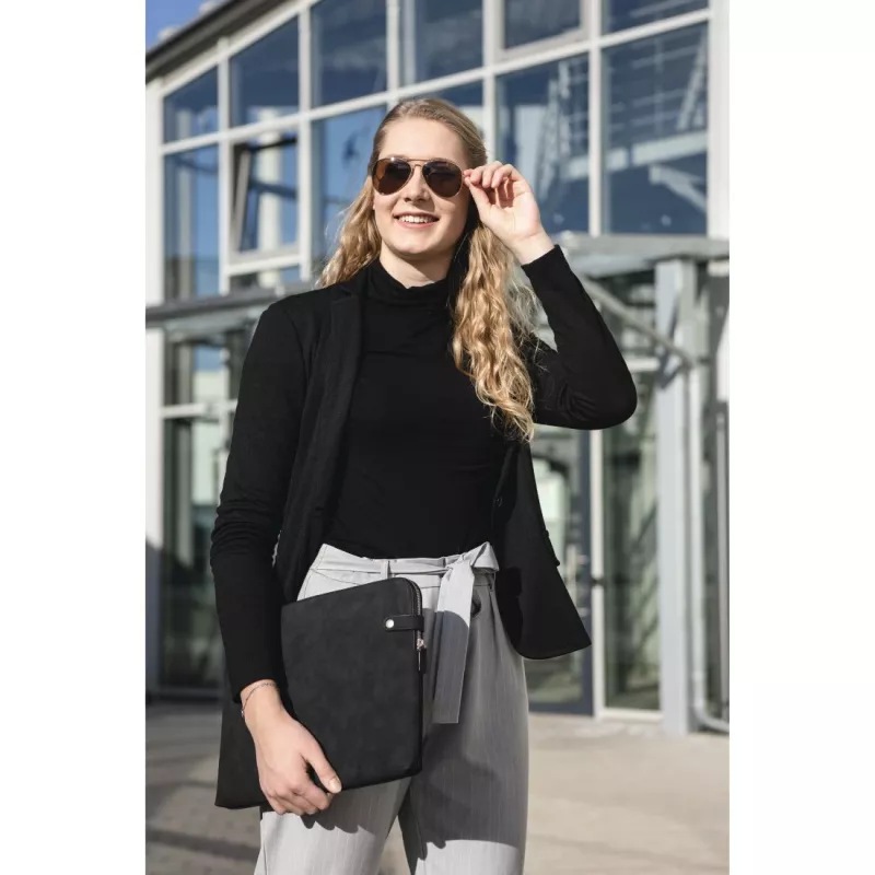 Hama Classy Sleeve 15,6" (39,6 cm) klēpjdatora futrālis, poliuretāns, melnā krāsā