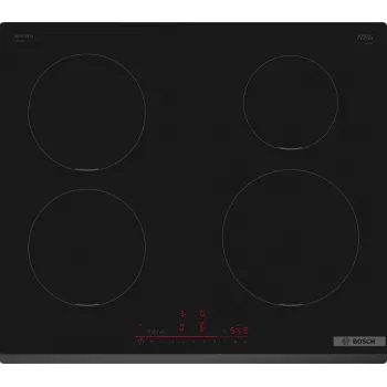 Bosch Serie 6 PIE631HB1E iebūvējamā indukcijas plīts virsma melna 60 cm 4 zonas