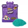Kinetic Sand Castle Case ar 1 lb tirkīza smiltīm, uzglabāšanas konteiners, sensorā rotaļlieta bērniem no 3 gadu vecuma
