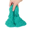 Kinetic Sand Castle Case ar 1 lb tirkīza smiltīm, uzglabāšanas konteiners, sensorā rotaļlieta bērniem no 3 gadu vecuma