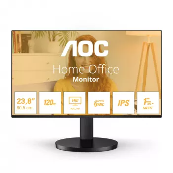 AOC 24B3HA2 23.8 collu Full HD LED monitors, 120Hz, 1ms MPRT, melns