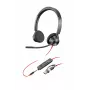 HP Poly Blackwire 3325 Stereo USB-C austiņas ar 3,5 mm ligzdu un USB-C/A adapteri
