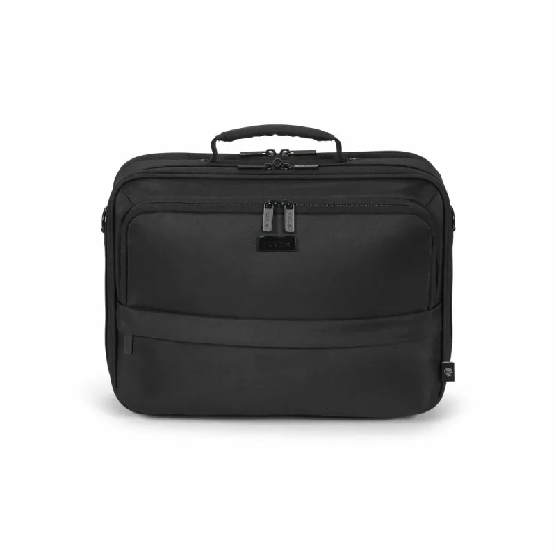 DICOTA Eco Multi Core - 15-17.3 collu piezīmjdatora soma - Melna / 300d 100% Pārstrādāts PET Poliesters