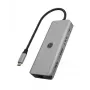 ICY BOX IB-DK4012-CPD Vadu USB 3.2 Gen 1 (3.1 Gen 1) Type-C dokstacija, antracīta, melna