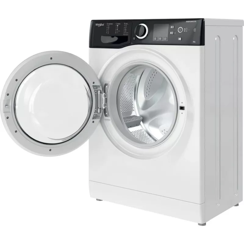 Whirlpool WRBSS 6249 S EU veļas mazgājamā mašīna, priekšpuses ielāde, 6 kg, 1200 RPM, balta