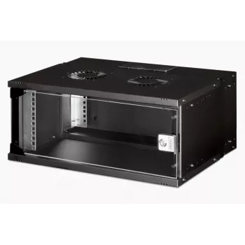 DIGITUS 19 inch 4U sienas montāžas skapis - SOHO PRO 240 x 540 x 400mm melns
