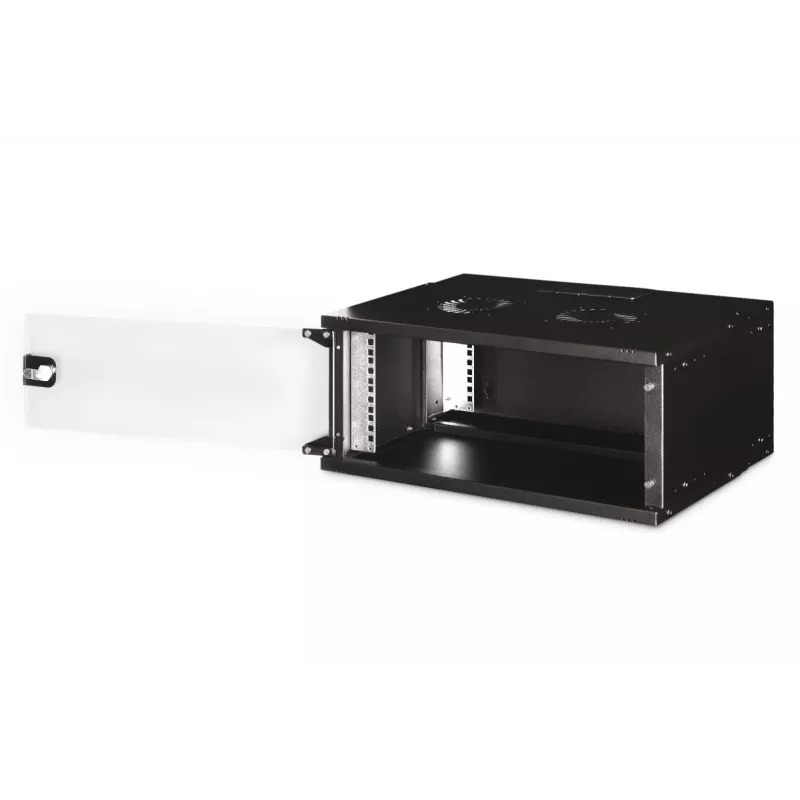 DIGITUS 19 inch 4U sienas montāžas skapis - SOHO PRO 240 x 540 x 400mm melns