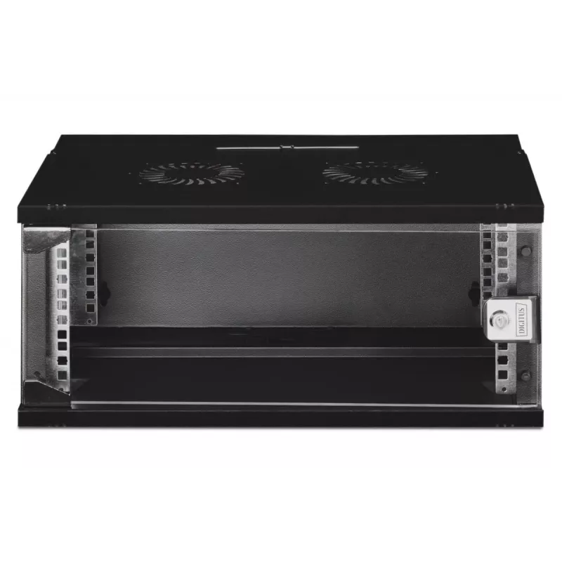 DIGITUS 19 inch 4U sienas montāžas skapis - SOHO PRO 240 x 540 x 400mm melns