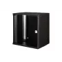 DIGITUS 19 inch 12U sienas montāžas skapis - SOHO PRO 595 x 540 x 400mm melns