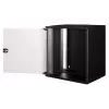DIGITUS 19 inch 12U sienas montāžas skapis - SOHO PRO 595 x 540 x 400mm melns