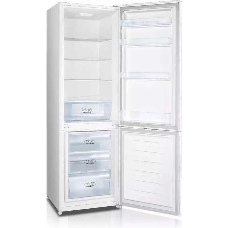 Brīvi stāvošs ledusskapis-salldētājs Gorenje RK4182PW4, 269 L kopējā (198 L ledusskapis, 71 L saldētājs), balts, apakšējais saldētājs