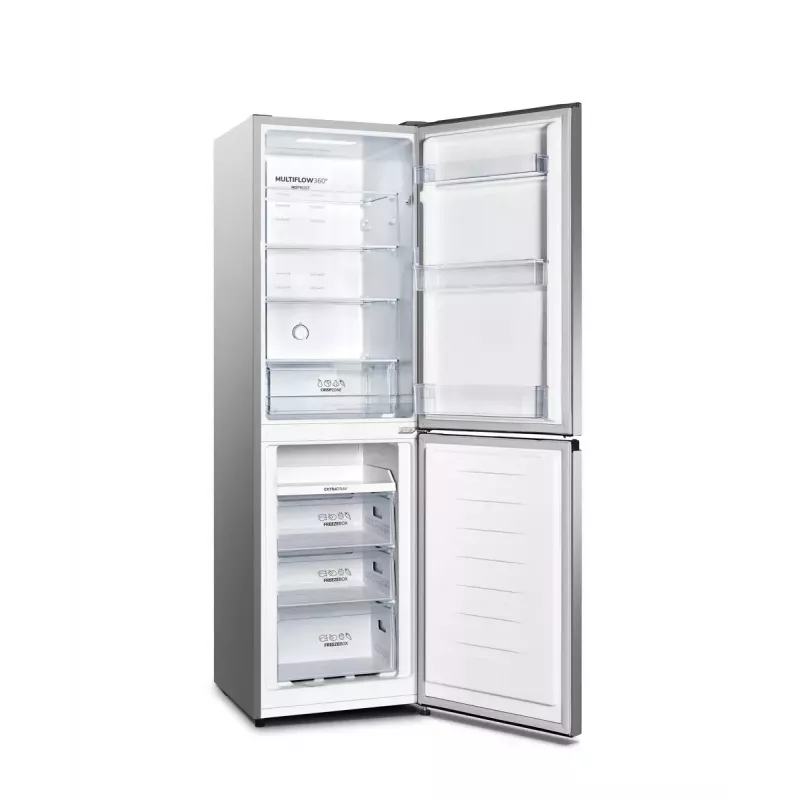 Brīvstāvošs ledusskapis ar saldētavu Gorenje NRK 418 ECS4 — 256 L, No Frost, 41 dB, E klase