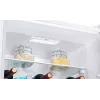 Brīvi stāvošs ledusskapis-salvētājs Gorenje N619EAW4 — 304 L (207 L ledusskapis, 97 L saldētava), No Frost, LED displejs, labās puses eņģes, 39 dB