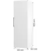 Gorenje R619EEW5 BK070B ledusskapis, 398 L, SN-N, 38 dB, E, balts