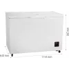 Saldētava lāde Gorenje FH30EAW — 297 L neto, energoklase E, brīvi stāvoša, displejs, balta