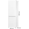 Gorenje Kombinētais ledusskapis NRK6202EW4 BK070B, 331 L, No Frost (ledusskapis), SN-N, 9 kg/24h, E, Balts