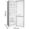 Ledusskapis Gorenje HZS28862 RK4182PS4 RL_PRIL, 269 L, N-ST, 39 dB, 3.2 kg/24h, E, Pelēks