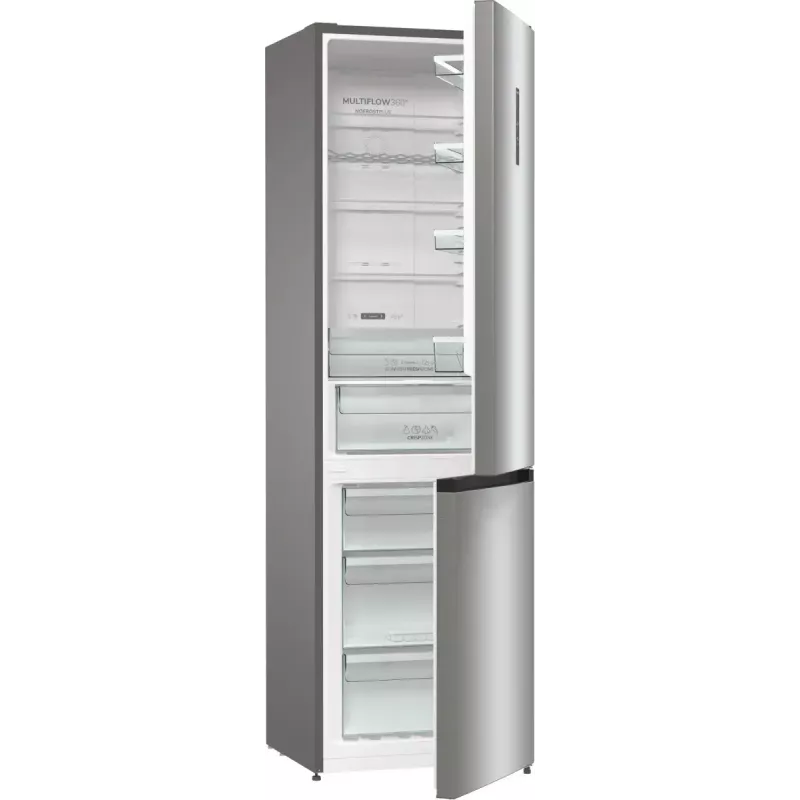 Gorenje NRK620CA2XL4 brīvstāvošs ledusskapis-saldētava, saldētava apakšā, 331 l (235 l + 96 l), No Frost Plus, C energoklase, pelēks