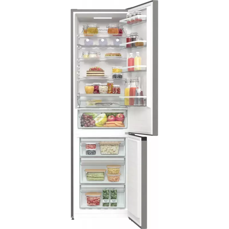 Gorenje NRK620CA2XL4 brīvstāvošs ledusskapis-saldētava, saldētava apakšā, 331 l (235 l + 96 l), No Frost Plus, C energoklase, pelēks
